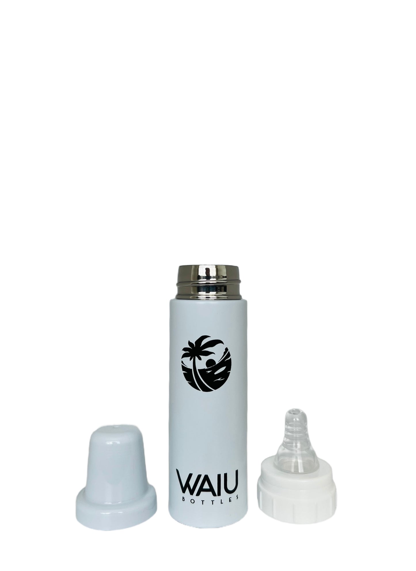 White Insulated Baby Bottle