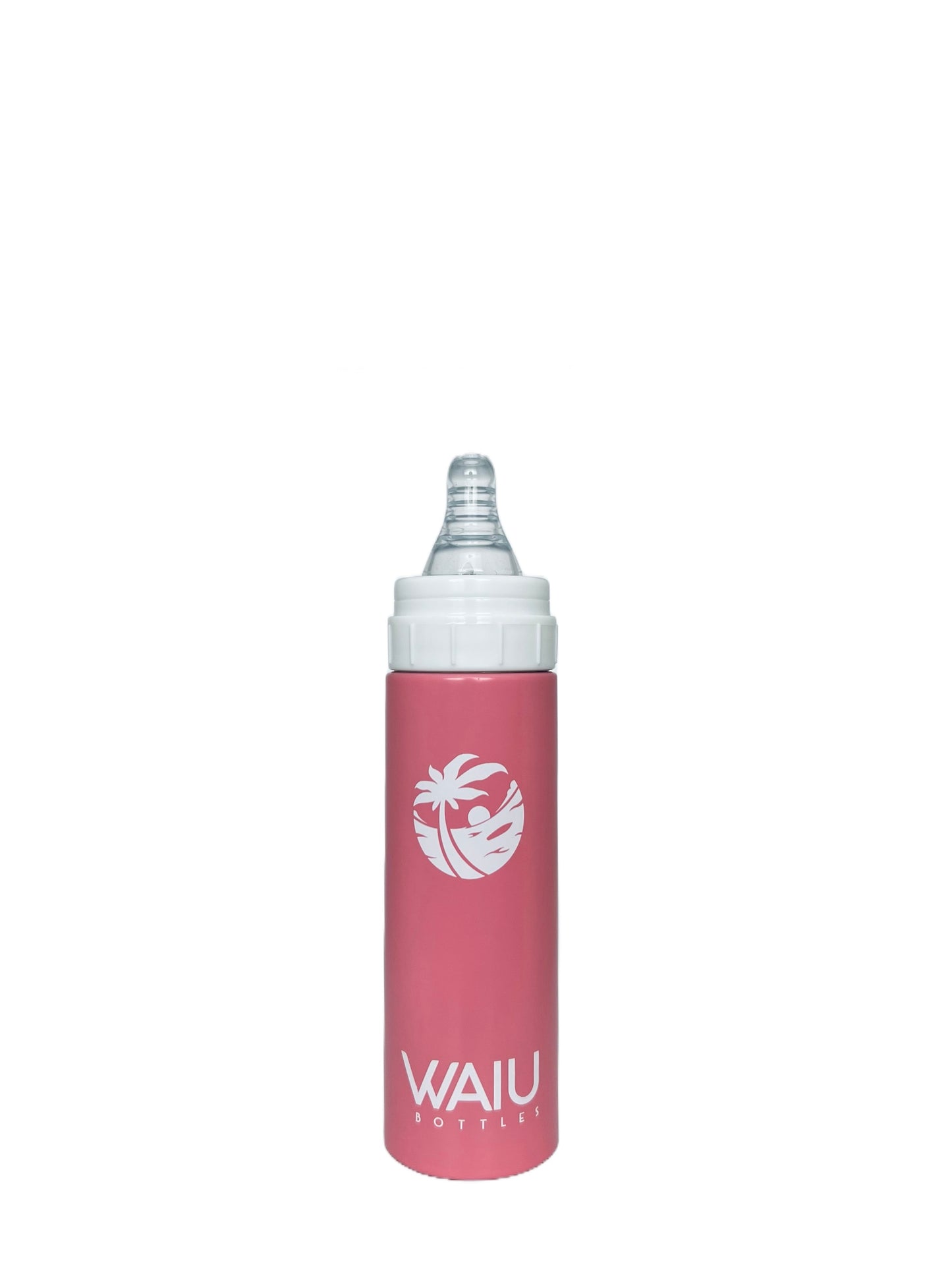 Pink Insulated Baby Bottle