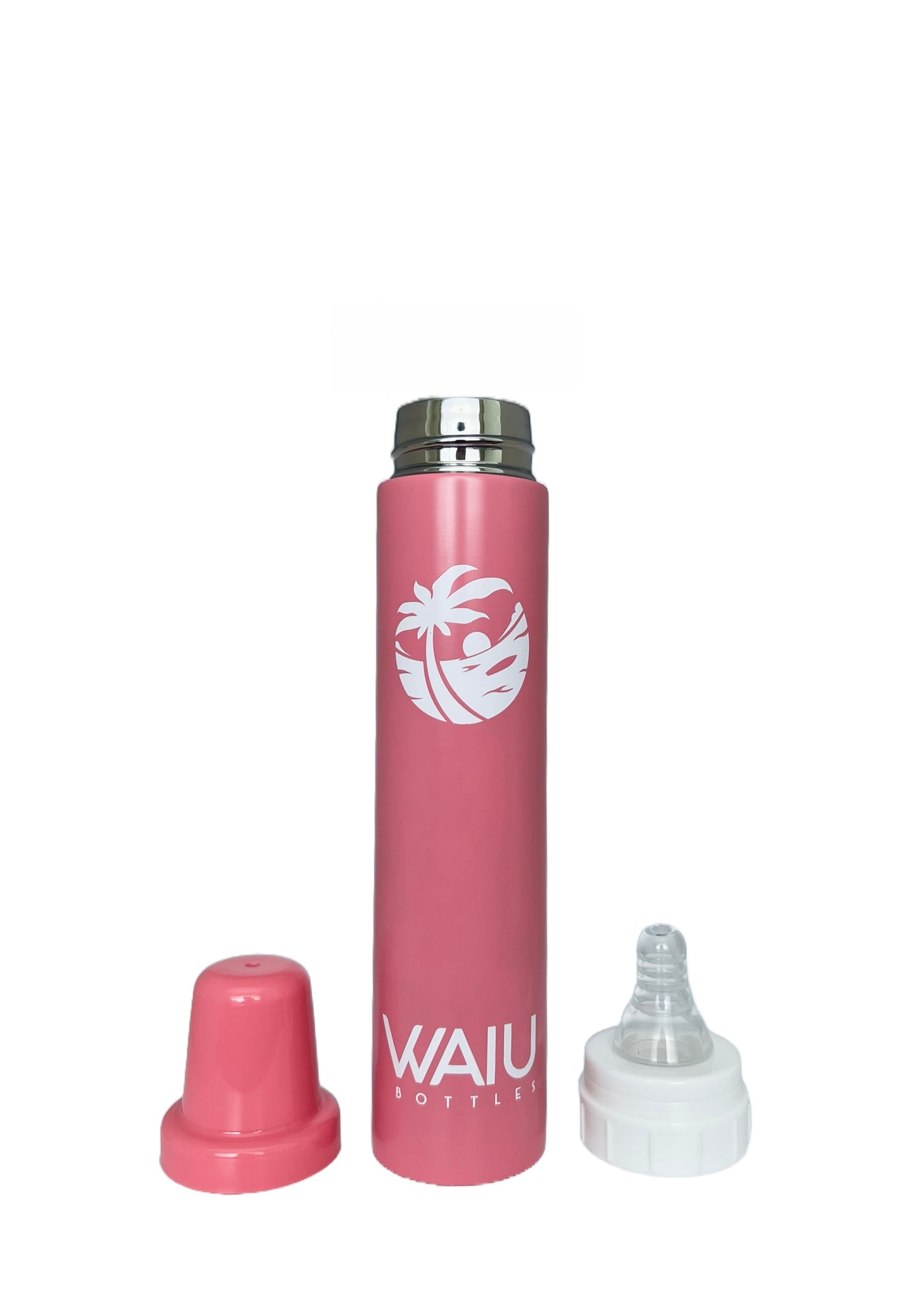 Pink Insulated Baby Bottle