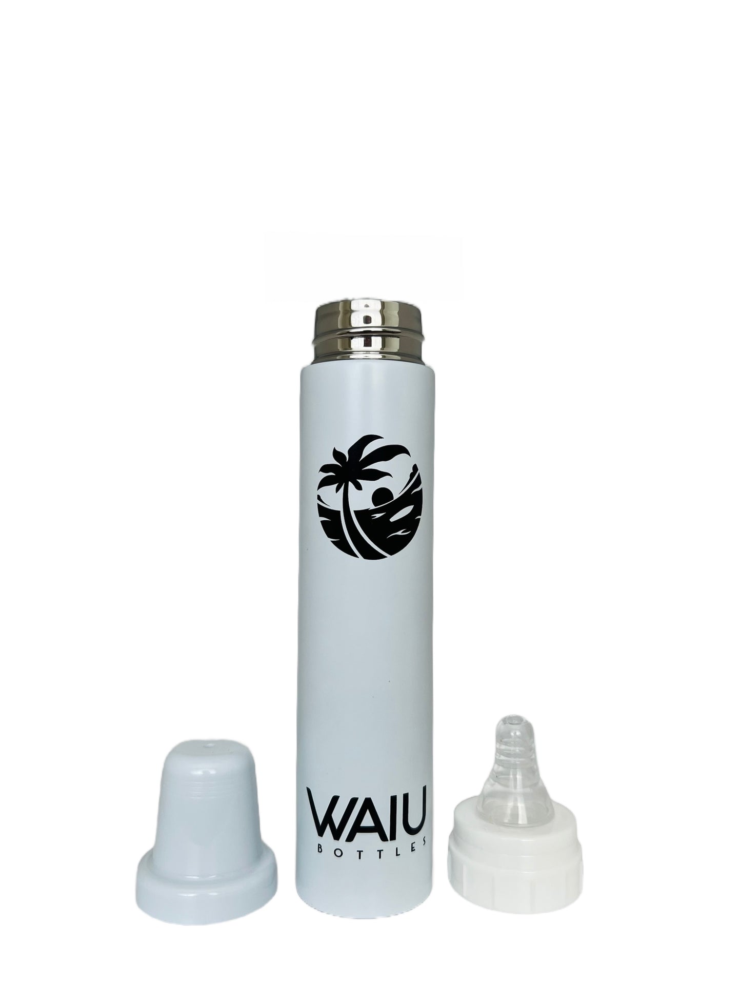 White Insulated Baby Bottle