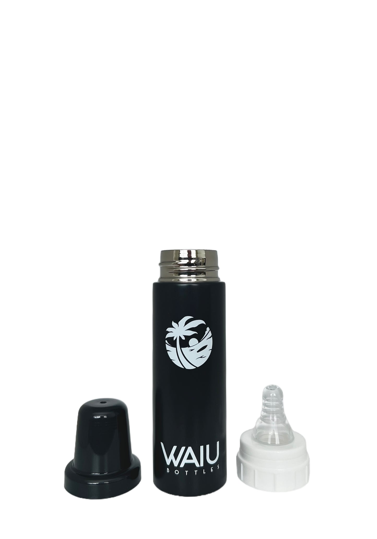 Black Insulated Baby Bottle