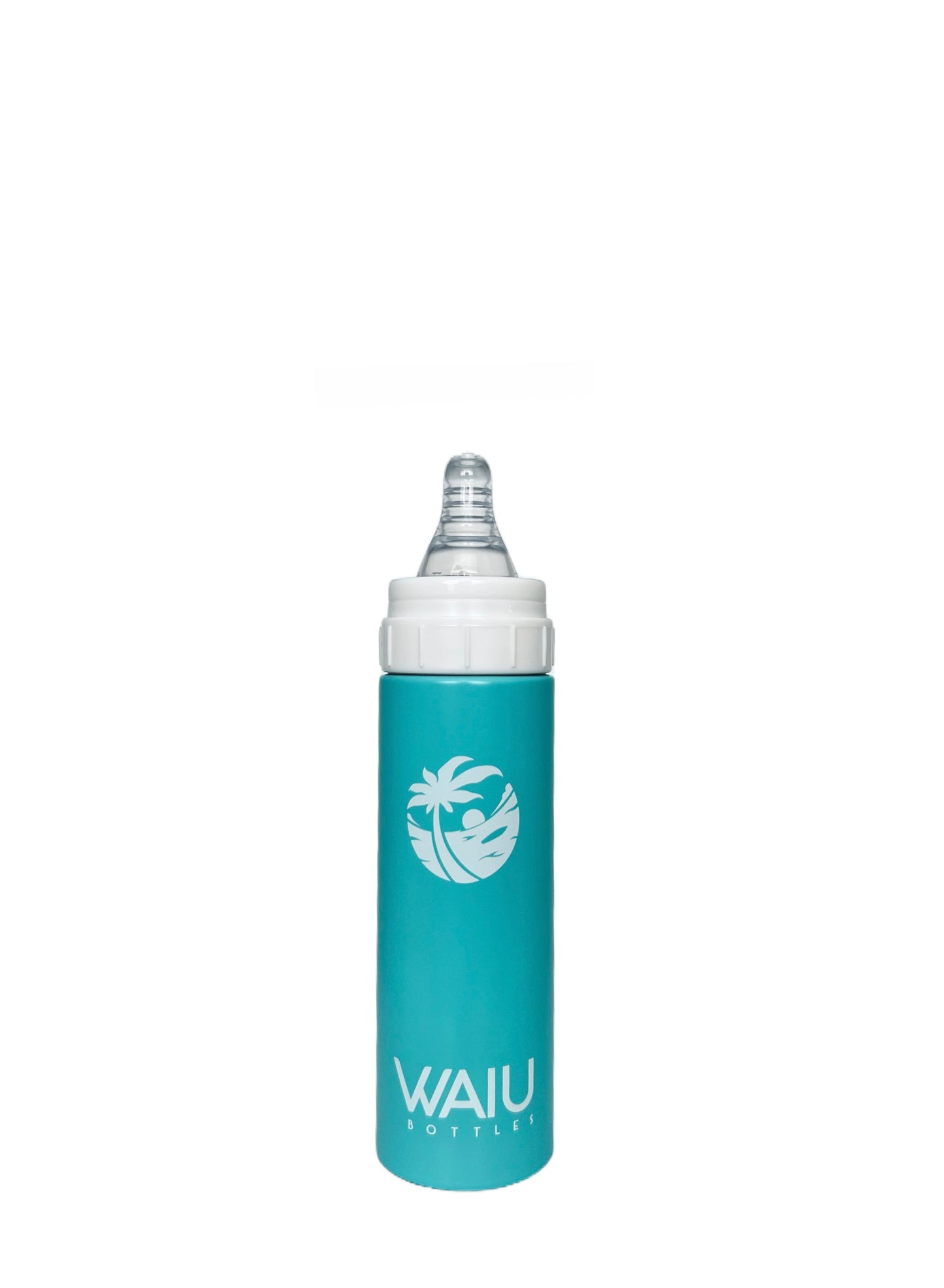 Blue Insulated Baby Bottle