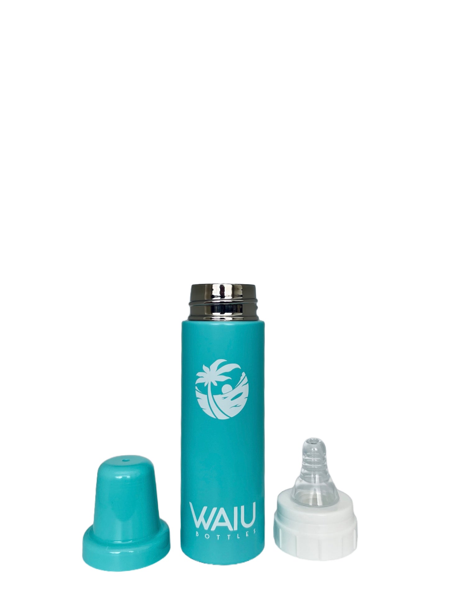 Blue Insulated Baby Bottle